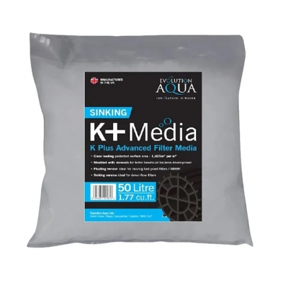 evolution aqua k plus advanced sinking filter media