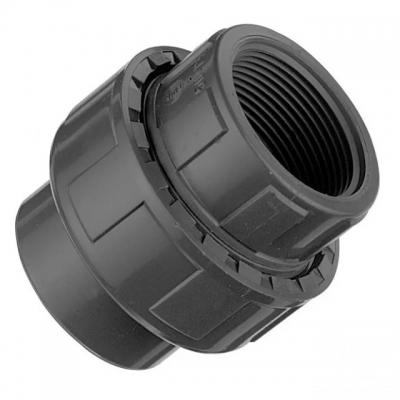 threaded female to plain female pressure socket union