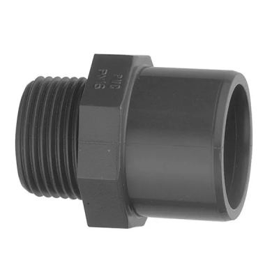 male thread to plain female pressure socket